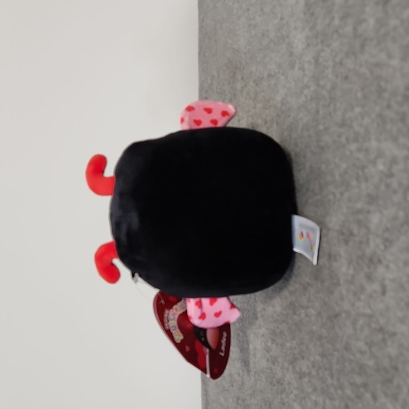 Ladee 6" Squishmallow stuffed animal Pastel Valentines Day Ladybug - Picture 4 of 5